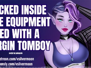 Locked in the Equipment Shed with a Virgin Bi-Curious Tomboy [Audio Porn] [ASMR Roleplay]