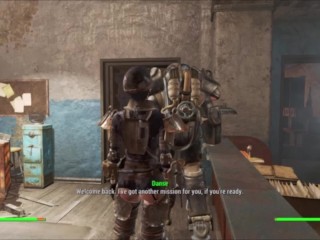 Brotherhood of Steel in Pipers ASS: Fallout 4 Sex Mods Animation Anal Reward for Paladin Brandis