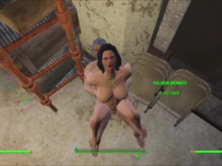 Brotherhood of Steel in Pipers ASS: Fallout 4 Sex Mods Animation Anal Reward for Paladin Brandis