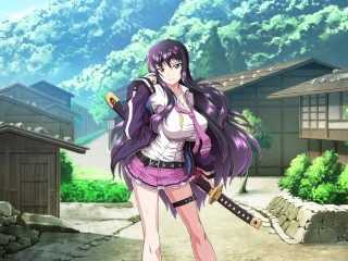 【#01エロゲー サムライヴァンダリズム(体験版)実況】侍の爆乳女剣士がナンパされ生中出しセックスされてしまったり、オナニーしたり・・・(ファンタジーRPG同人エロゲー hentai game)