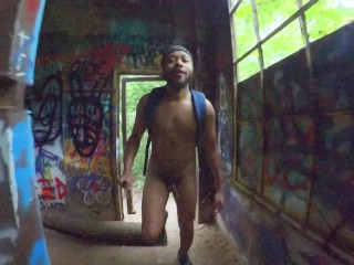 Urban Exploring Totally Naked!