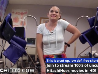Freshman Kendra Heart Gets Hitachi Magic Wand Orgasms By Doctor Tampa During Physical 4 College
