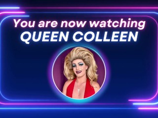 Femboy Cumshot Spit Feeding ft Queen Colleen