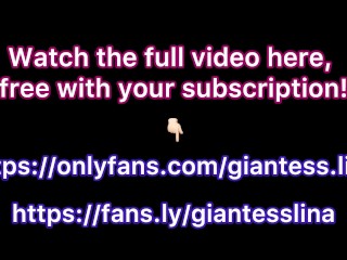 The giantess Lina grows up in a city (SFX)