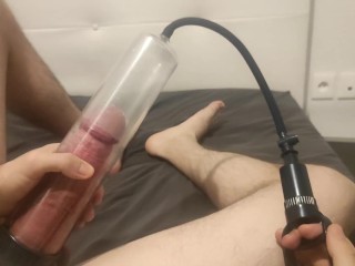 Trying a Penis Pump for the First Time ! +20cm/+8inch