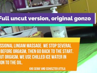 Uncut version Professional lingam massage. We stop several times before orgasm.Without orgasm