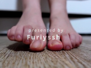 foot play from cutie Furiyssh