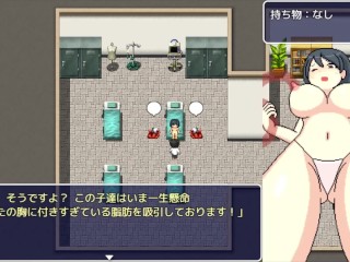 【H ANIME】同人アニメ♡男子トイレで3本のチンポを相手する巨乳マネージャー エロアニメ