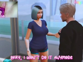 A BRAZEN JOCK ARRANGED HARDCORE SEX FOR A PREGNANT WHORE WHO WAS SENT BY HER HUSBAND CUCKOLD (SIMS 4