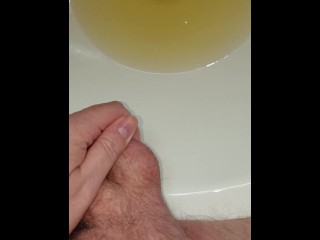 Just pissing in the sink