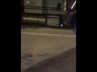 Whore at the truck stop.