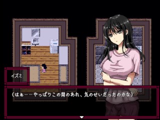 【#04 ヤミヤシキ～八月朔日邸の呪い～ ホラーエロゲ実況】爆乳ギャルJ〇カレンに生中出しセックスしてしまい、事態はさらにエロくヤバイ方向へ・・(ドットモーションアニメ)