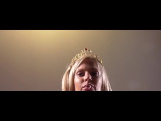 princess bridget stomping and spitting