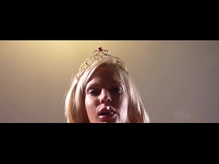 princess bridget stomping and spitting