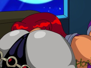 Starfire Assworship Raven Lesbian