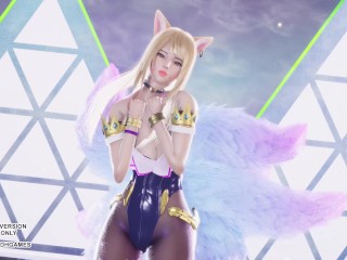 [MMD] 4MINUTE - Volume Up Ahri Sexy Kpop Dance League of Legends Uncensored Hentai 4K 60FPS