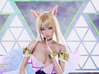 [MMD] 4MINUTE - Volume Up Ahri Sexy Kpop Dance League of Legends Uncensored Hentai 4K 60FPS