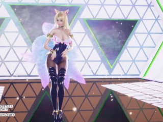 [MMD] 4MINUTE - Volume Up Ahri Sexy Kpop Dance League of Legends Uncensored Hentai 4K 60FPS