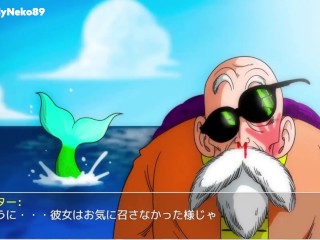 Dragon Ball Z Master Roshi Tits Fuck x Pie Pie Mermaid