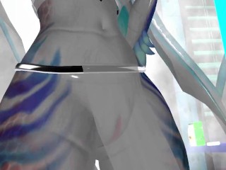 Furry girl sexy wet dancing in the shower (VRchat VR Vtuber)