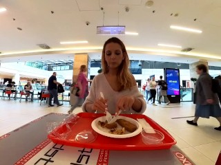 Cum Omlette eating in a Mall FULL VERSION It was tasty, maybe a little salty