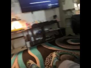 Playing with my dick and the ps4