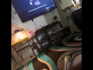 Playing with my dick and the ps4