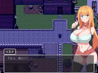 【#01エロゲーNTR冒険者リエナ(体験版)実況】金髪爆乳女冒険者が検問ボディチェックでおっぱい吸われたり、壁穴フェライベント発生したり・・(ファンタジー寝取られRPG同人エロゲー hentai