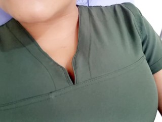 dental nurse uses her office to make homemade porn