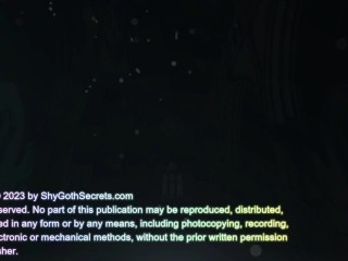 Goth girl bound and teaser for as long as she can endure! Teaser