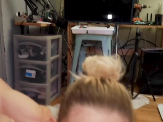 Camera Test Turns to the Sloppiest BlowJob Ever Had to Post