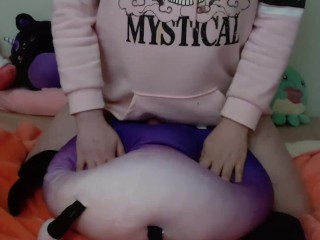 t-girl humping her favorite squishmallow