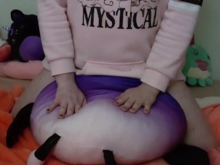 t-girl humping her favorite squishmallow