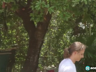 Trisha Parks: Trisha takes a picnic with her boyfriend and gets her pussy pounded in the great outdo