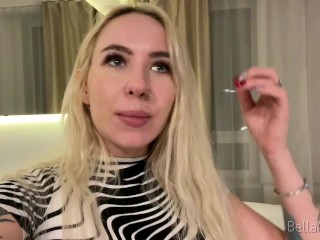 ASK A PORNSTAR - I barely handle his MONSTER cock in my mouth! - by Bella Mur