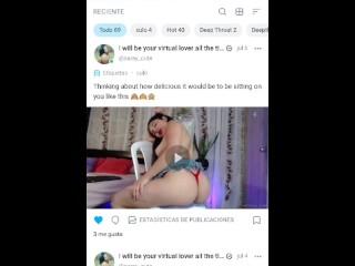 Ven a disfrutar de mi página privada, contenido explícito, dime tu fetiche y lo hacemos juntos