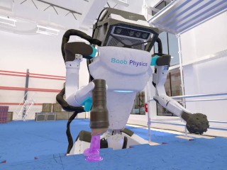 Famous dancing robot jerks off