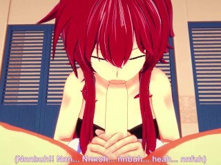 Rias Gremory Bunny Hentai POV | 