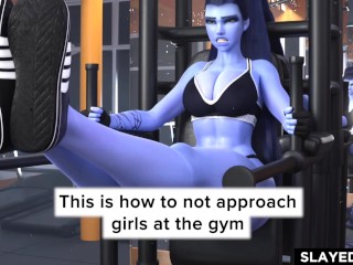 Overwatch Widowmaker fucked at the gym