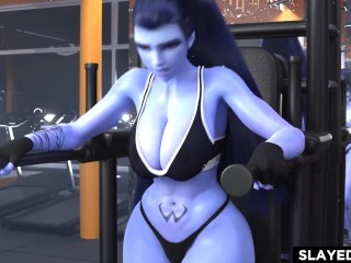 Overwatch Widowmaker fucked at the gym