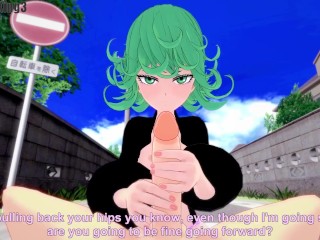 Tatsumaki ask for sex in the streets | One-punch man | Hentai POV