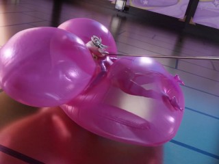 Zero Suit Yae Balloon Stuffing Inflation | Glossy Tempo