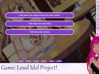 VTuber LewdNeko Plays Lewd Idol Project Vol. 1 Part 2