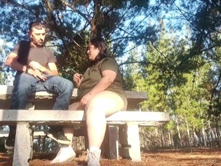 Nos liamos en el parque y casi nos pillan.