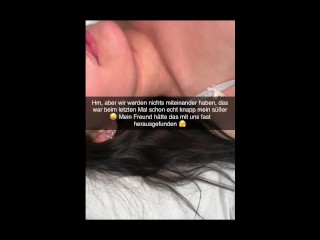 Teen betrügt Ihren Freund mit einem Mitschüler nach der Schule auf Snapchat Sexting Cuckold