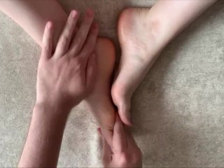 Foot massage for stepsister