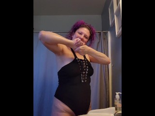 MILF PURPLE HAIR LOTION BIG BUTT