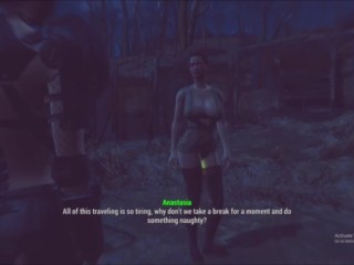 Fallout 4 Lesbian Dom: The Will of Atom AAF Mod Animated Sex Lexbian Orgasm 3D Porn Game