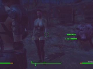 Fallout 4 Lesbian Dom: The Will of Atom AAF Mod Animated Sex Lexbian Orgasm 3D Porn Game