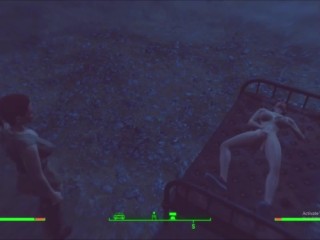 Fallout 4 Lesbian Dom: The Will of Atom AAF Mod Animated Sex Lexbian Orgasm 3D Porn Game